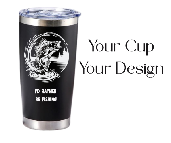 Custom Laser Engraved Thermal Cup 20oz - Image 2