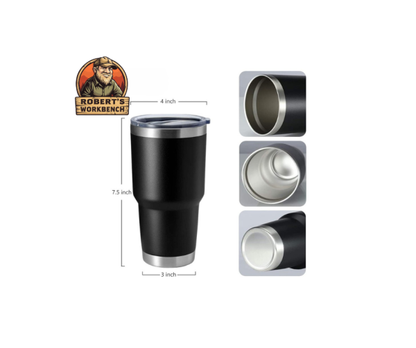 Custom Laser Engraved Thermal Cup 30oz - Image 3