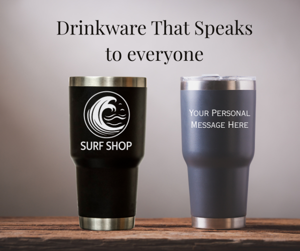 Custom Laser Engraved Thermal Cup 30oz