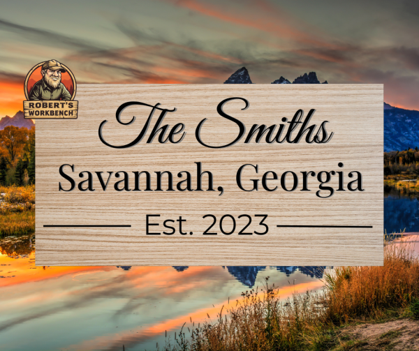 Custom Engraved Wooden Sign - Image 3