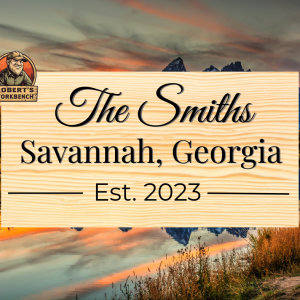Custom Engraved Wooden Sign