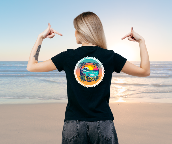 Tropic Souls T-Shirt – Retro Beach Vibes - Image 5