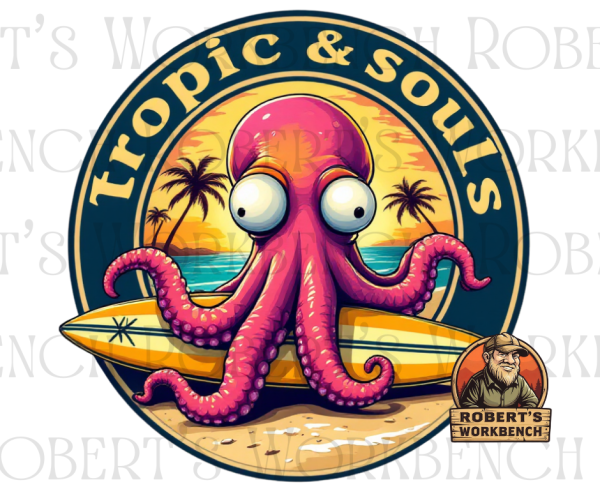 Tropic Souls T-Shirt – Retro Beach Vibes - Image 10