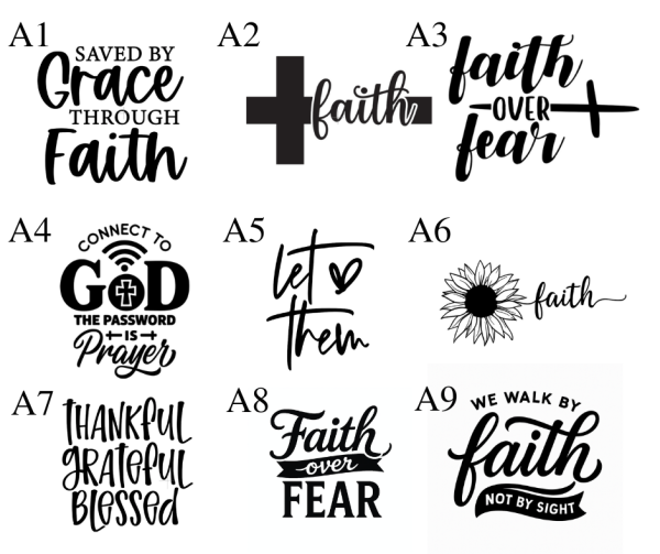 White Vinyl Car Decals – Inspirational & Coastal Collection - Image 2